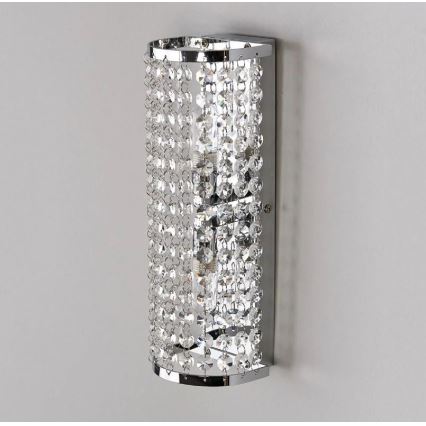 Markslöjd 105309 - Koupelnové nástěnné svítidlo LYSEKIL 2xG9/28W/230V IP44 lesklý chrom