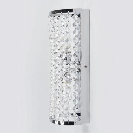 Markslöjd 105309 - Koupelnové nástěnné svítidlo LYSEKIL 2xG9/28W/230V IP44 lesklý chrom