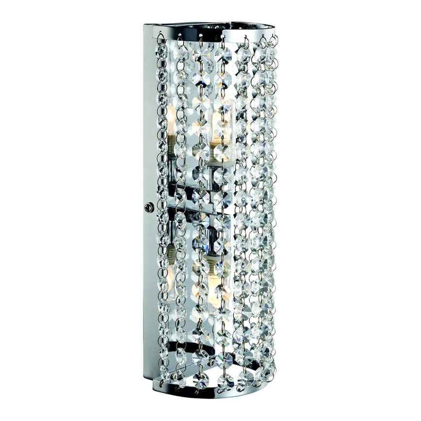 Markslöjd 105309 - Koupelnové nástěnné svítidlo LYSEKIL 2xG9/28W/230V IP44 lesklý chrom