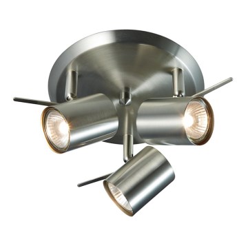 Markslöjd 105486 - LED Bodové svítidlo HYSSNA 3xGU10/50W/230V matný chrom