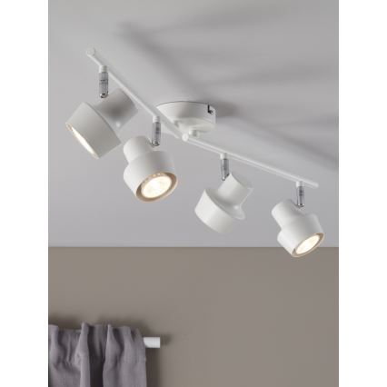 Markslöjd 106089 - Bodové svítidlo URN 4xGU10/35W/230V bílá