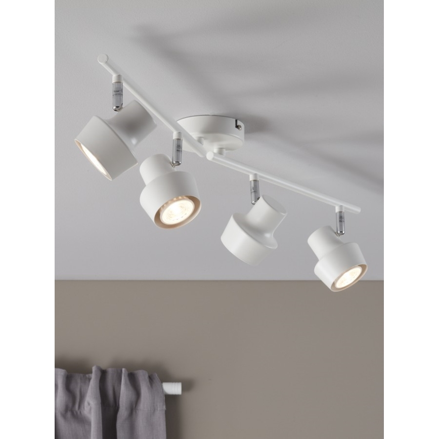 Markslöjd 106089 - Bodové svítidlo URN 4xGU10/35W/230V bílá