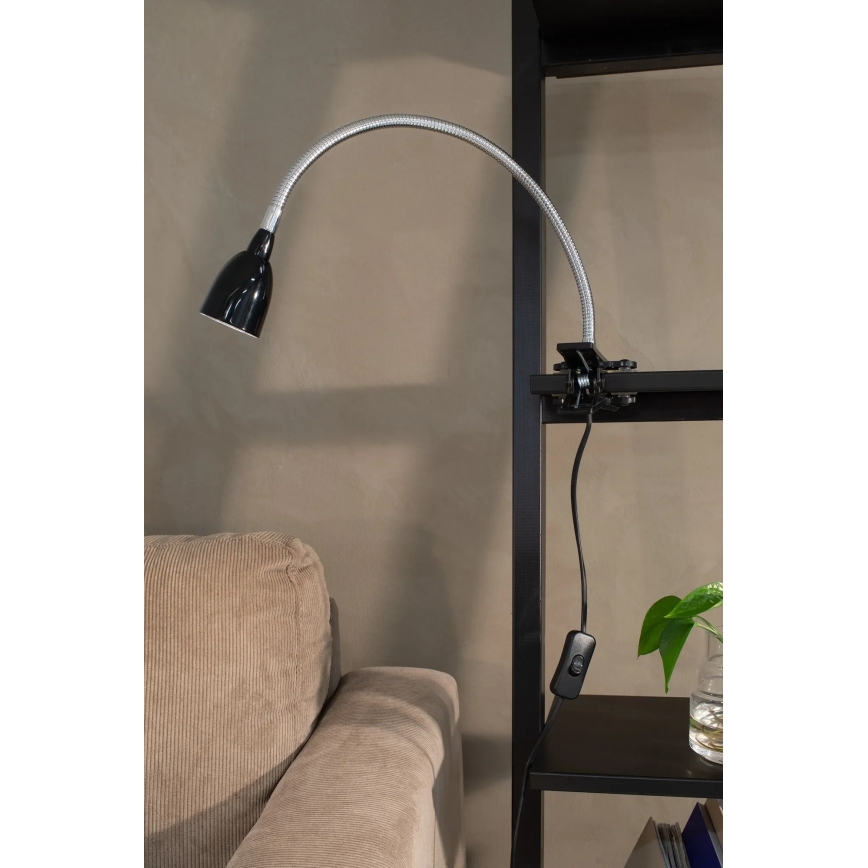 Markslöjd 106092 - LED Stolní lampa s klipem TULIP LED/3W/230V černá