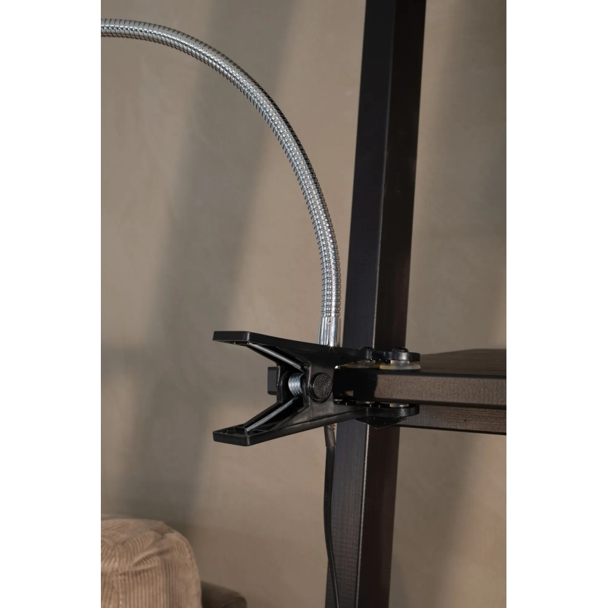Markslöjd 106092 - LED Stolní lampa s klipem TULIP LED/3W/230V černá