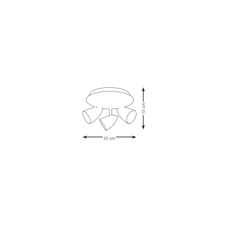 Markslöjd 106319 - Bodové svítidlo CIRO 3xGU10/35W/230V