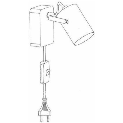 Markslöjd 106414 - Nástěnné svítidlo KEY 1xGU10/35W/230V