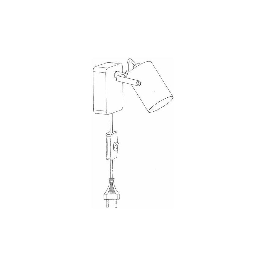 Markslöjd 106414 - Nástěnné svítidlo KEY 1xGU10/35W/230V