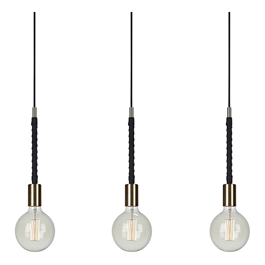 Markslöjd 106708 - Lustr na lanku SEDLO 3xE27/60W/230V