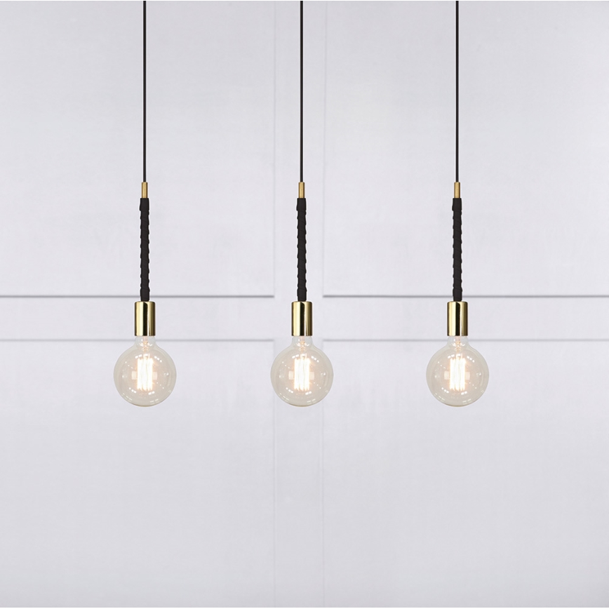 Markslöjd 106708 - Lustr na lanku SEDLO 3xE27/60W/230V