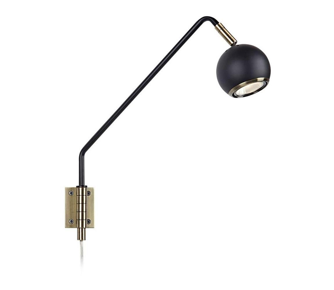 Markslöjd Markslöjd 106873 - Nástěnné svítidlo COCO 1xGU10/35W/230V černá ML0130