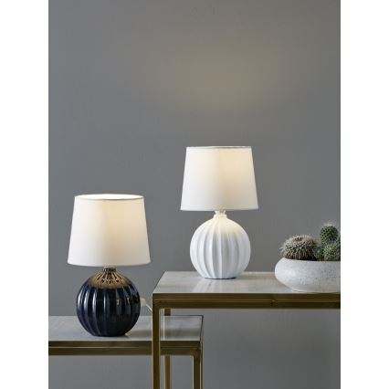 Markslöjd 106886 - Stolní lampa MELANIE 1xE14/40W/230V bílá/modrá