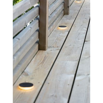 Markslöjd 106935 - LED Venkovní zápustné svítidlo GARDEN24 LED/3W/24V IP44 černá
