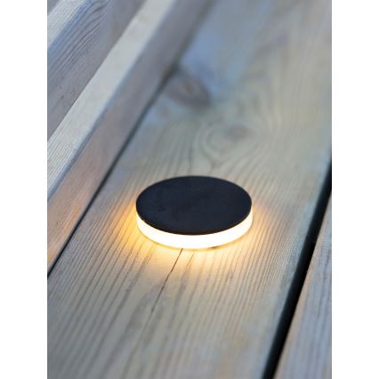 Markslöjd 106935 - LED Venkovní zápustné svítidlo GARDEN24 LED/3W/24V IP44 černá