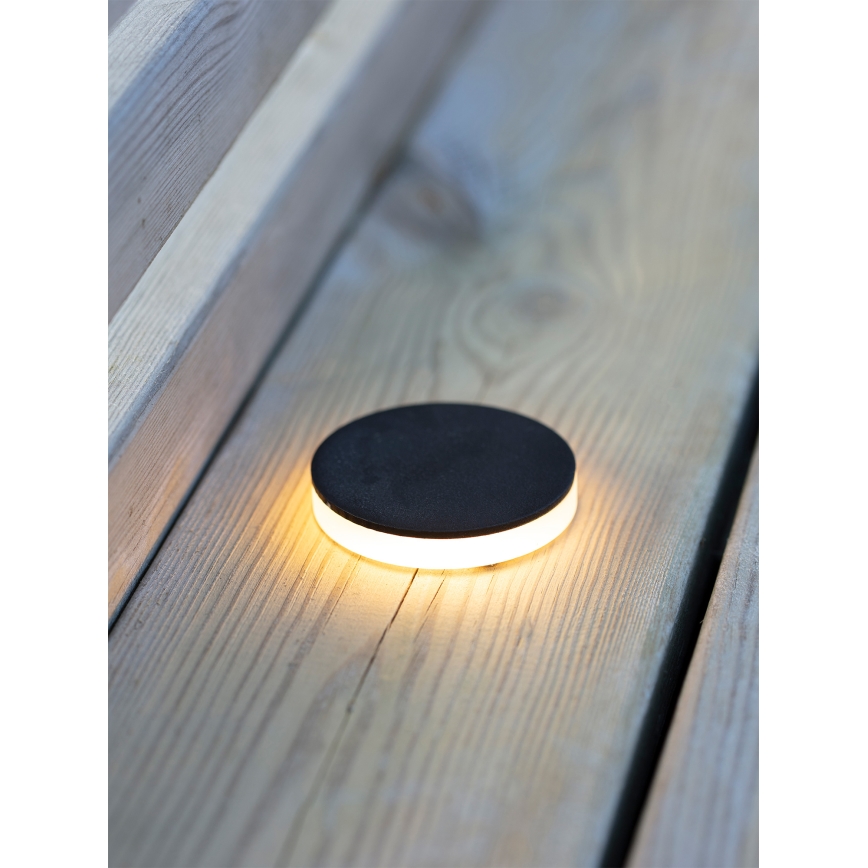 Markslöjd 106935 - LED Venkovní zápustné svítidlo GARDEN24 LED/3W/24V IP44 černá