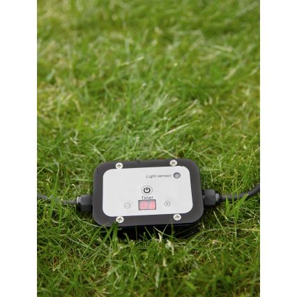 Markslöjd 106936 - Soumrakový senzor s časovačem GARDEN24 24V IP44