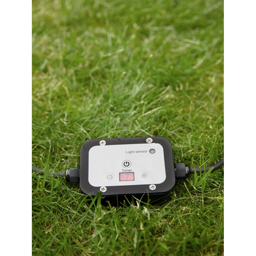 Markslöjd 106936 - Soumrakový senzor s časovačem GARDEN24 24V IP44