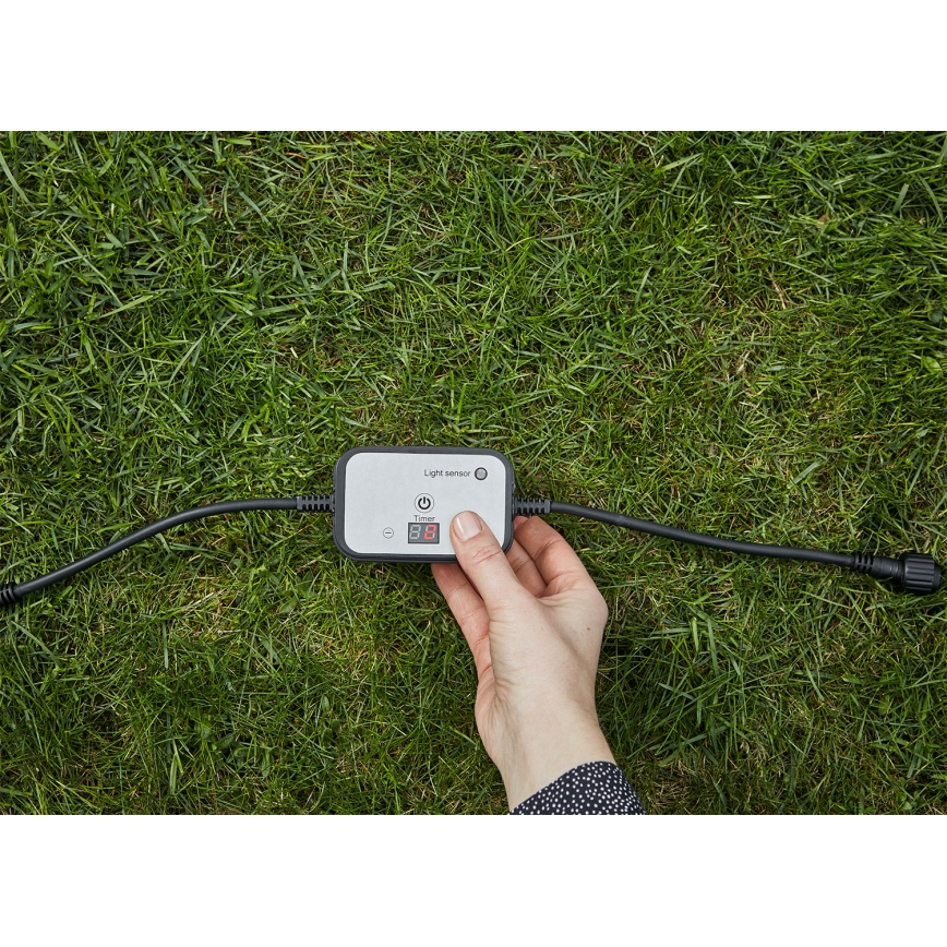 Markslöjd 106936 - Soumrakový senzor s časovačem GARDEN24 24V IP44