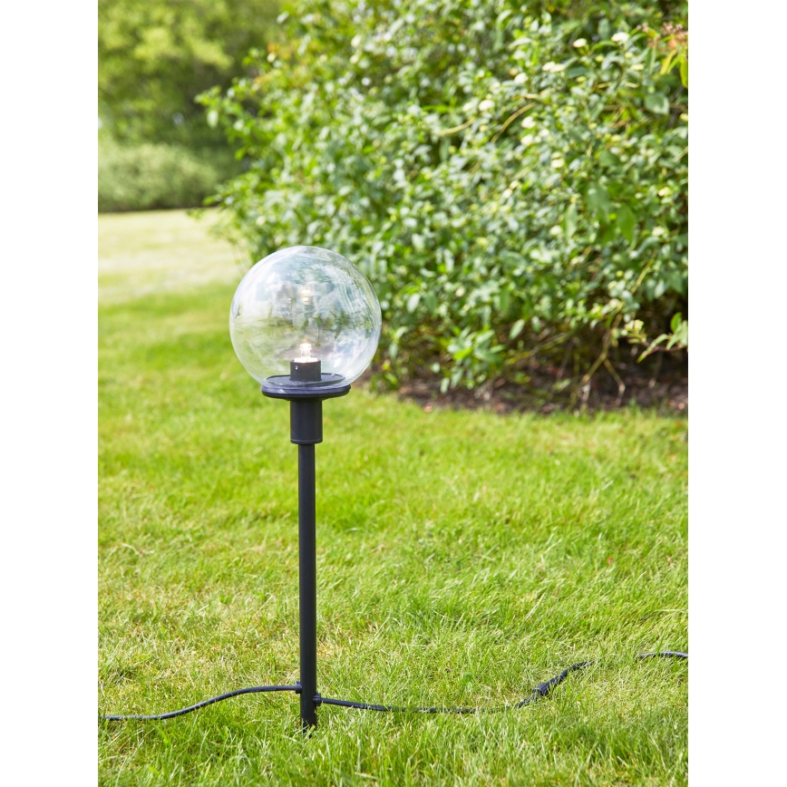 Markslöjd 107283 - LED Venkovní lampa GARDEN24 LED/3W/24V 81 cm IP44 černá/čirá