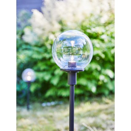 Markslöjd 107283 - LED Venkovní lampa GARDEN24 LED/3W/24V 81 cm IP44 černá/čirá
