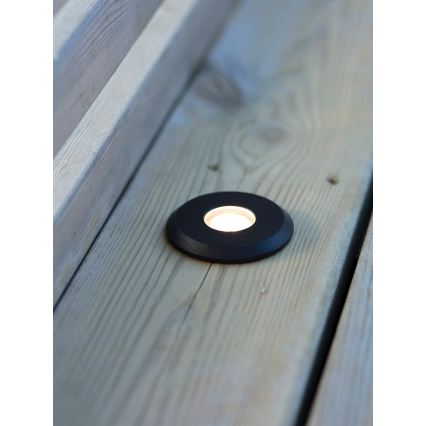 Markslöjd 107285 - LED Venkovní zápustné svítidlo GARDEN24 LED/3W/24V IP44 černá