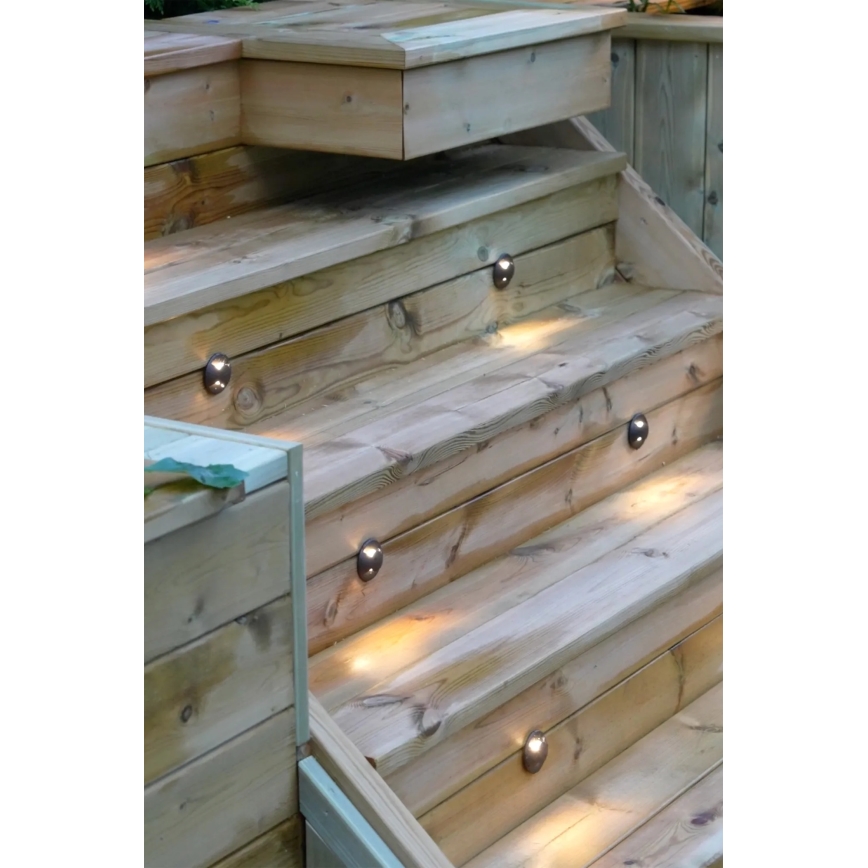 Markslöjd 107289 - LED Venkovní zápustné svítidlo GARDEN24 LED/0,8W/24V IP44 černá