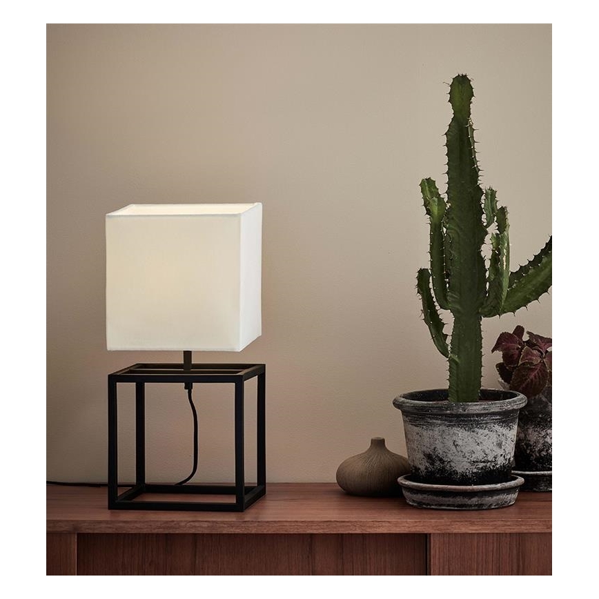 Markslöjd 107306 - Stolní lampa CUBE 1xE27/60W/230V