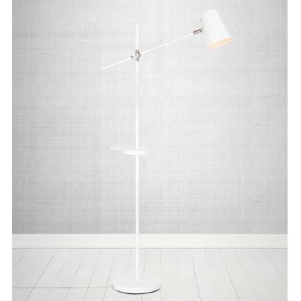 Markslöjd 107308 - Stojací lampa s USB LINEAR 1xE14/40W/230V