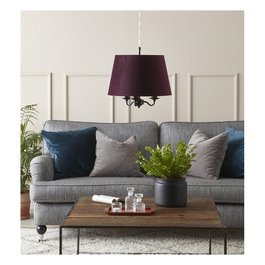 Markslöjd 107532 - Lustr na lanku JAMIE 3xE14/40W/230V