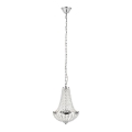 Markslöjd 107550 - Křišťálový koupelnový lustr na řetězu GRÄNSÖ 2xG9/20W/230V IP44