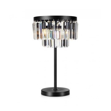 Markslöjd 107773 - Křišťálová stolní lampa VENTIMIGLIA 3xE14/40W/230V