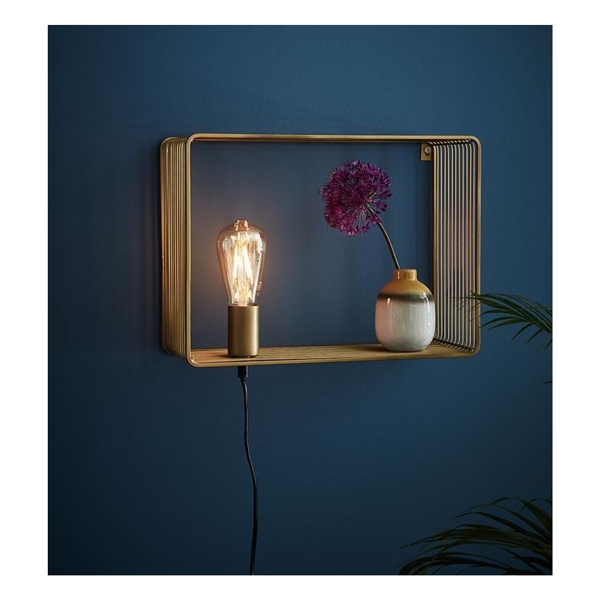 Markslöjd 107815 - Nástěnné svítidlo SHELF 1xE27/60W/230V