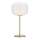 Markslöjd 107819 - Stolní lampa SOBER 1xE27/60W/230V bílá/mosaz