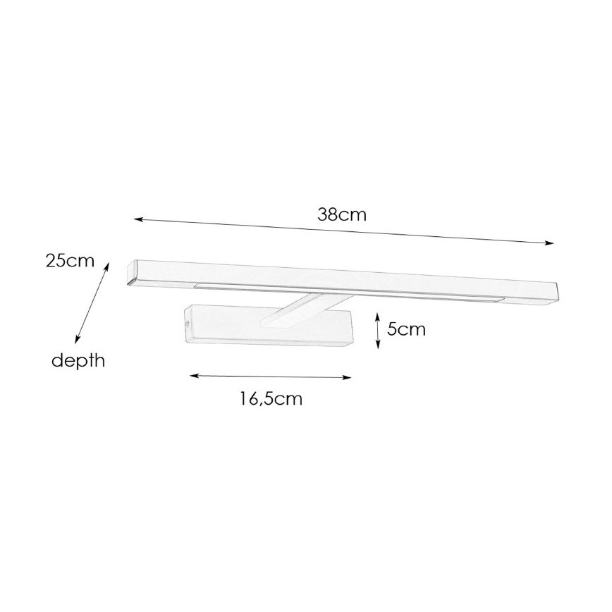 Markslöjd 107865 - LED Koupelnové osvětlení zrcadla NEPTUNUS LED/6W/230V IP44