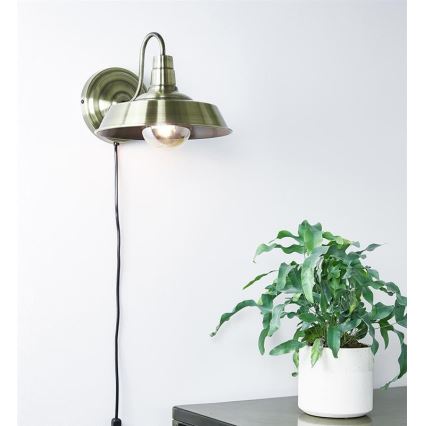 Markslöjd 107908 - Nástěnné svítidlo GRIMSBY 1xE27/60W/230V