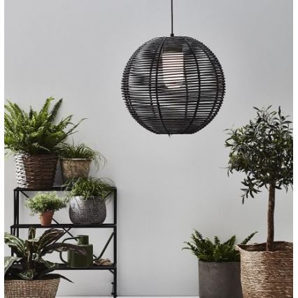 Markslöjd 107979 - Venkovní lustr na lanku SAGE 1xE27/20W/230V IP44