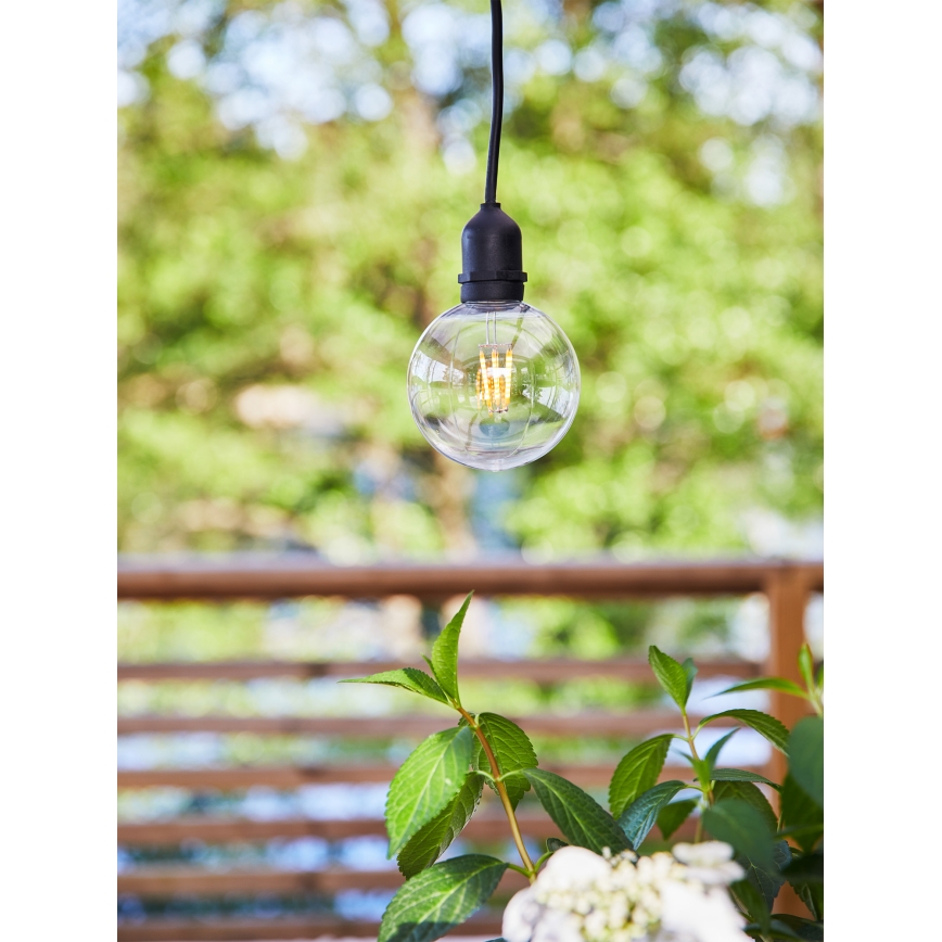 Markslöjd 107989 - LED Venkovní závěsné svítidlo GARDEN24 LED/2,86W/24V IP44 černá/čirá