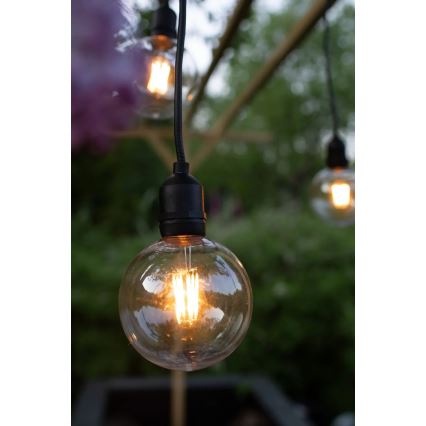 Markslöjd 107989 - LED Venkovní závěsné svítidlo GARDEN24 LED/2,86W/24V IP44 černá/čirá