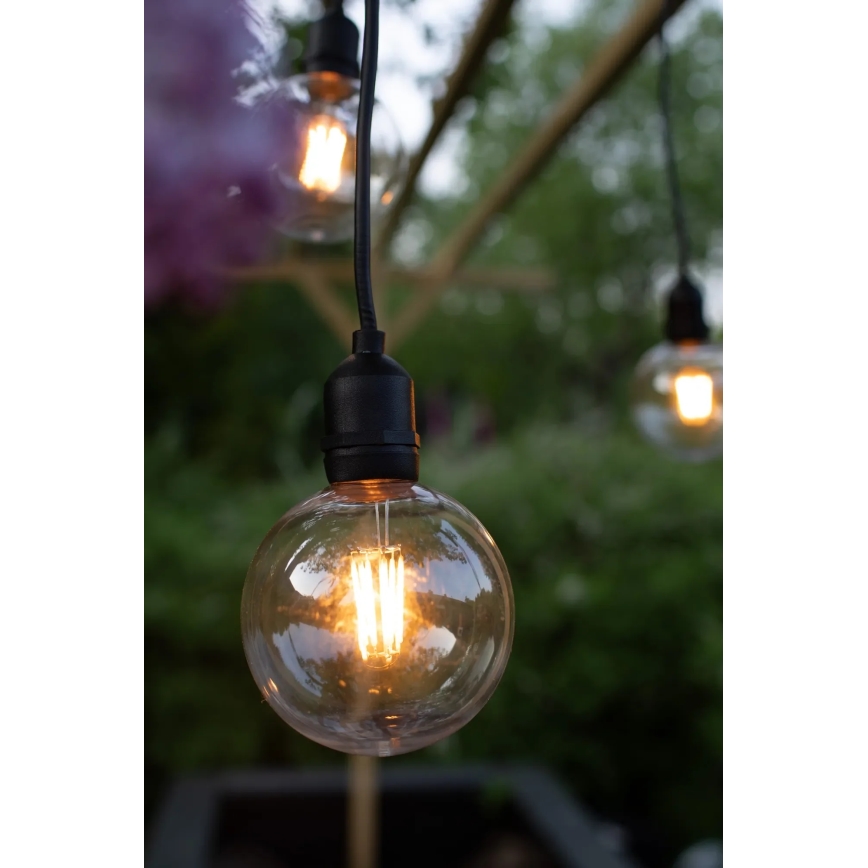 Markslöjd 107989 - LED Venkovní závěsné svítidlo GARDEN24 LED/2,86W/24V IP44 černá/čirá