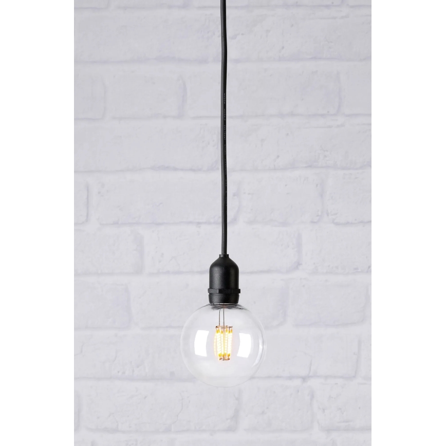 Markslöjd 107989 - LED Venkovní závěsné svítidlo GARDEN24 LED/2,86W/24V IP44 černá/čirá