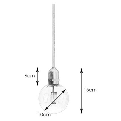 Markslöjd 107989 - LED Venkovní závěsné svítidlo GARDEN24 LED/2,86W/24V IP44 černá/čirá