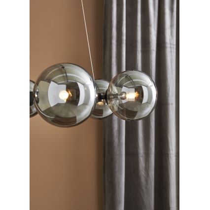 Markslöjd 108051 - Lustr na lanku CIRCLE 6xG9/20W/230V černá