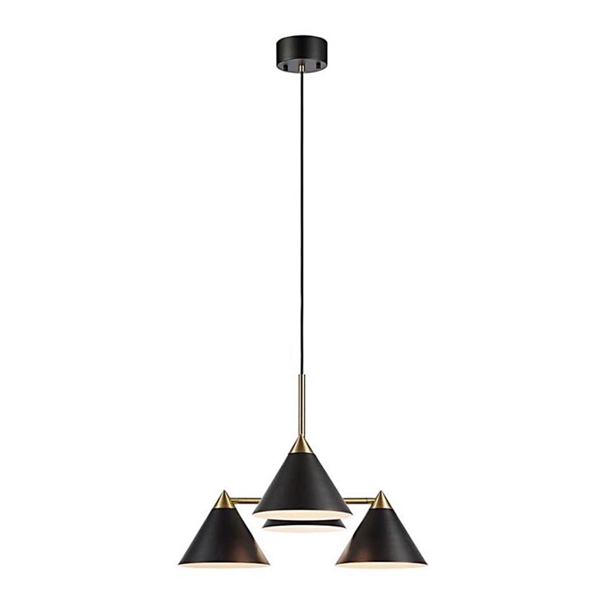 Markslöjd 108076 - Lustr na lanku KLINT 4xE14/40W/230V černá