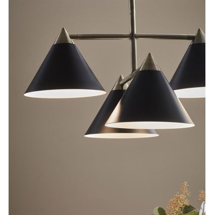Markslöjd 108076 - Lustr na lanku KLINT 4xE14/40W/230V černá