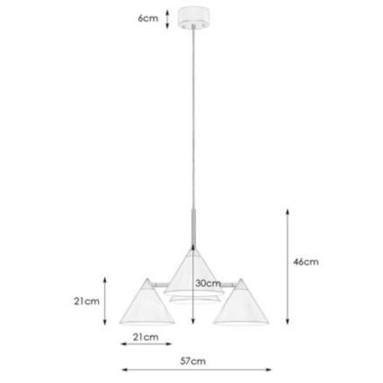 Markslöjd 108076 - Lustr na lanku KLINT 4xE14/40W/230V černá