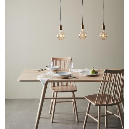 Markslöjd 108097 - Lustr na lanku BRONX 3xE27/60W/230V bronzová