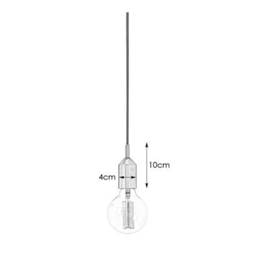 Markslöjd 108098 - Lustr na lanku BRONX 1xE27/60W/230V bronzová