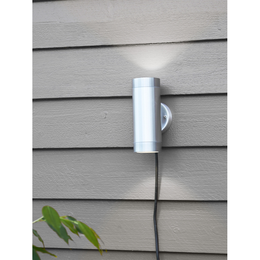 Markslöjd 108170 - LED Venkovní nástěnné svítidlo GARDEN24 2xLED/3W/24V IP44 matný chrom