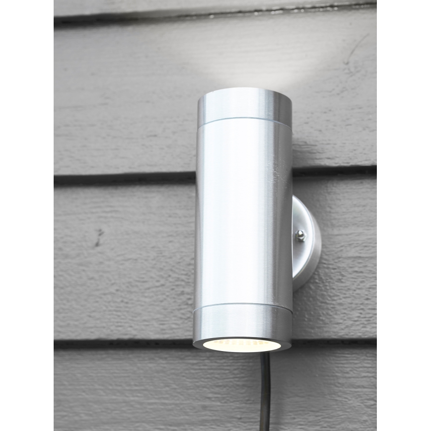 Markslöjd 108170 - LED Venkovní nástěnné svítidlo GARDEN24 2xLED/3W/24V IP44 matný chrom