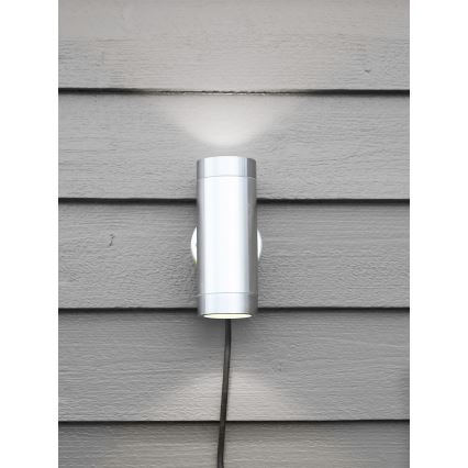 Markslöjd 108170 - LED Venkovní nástěnné svítidlo GARDEN24 2xLED/3W/24V IP44 matný chrom