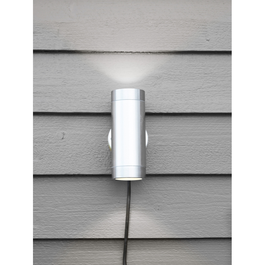 Markslöjd 108170 - LED Venkovní nástěnné svítidlo GARDEN24 2xLED/3W/24V IP44 matný chrom